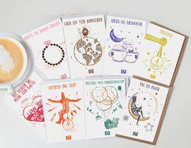 #58 for Develop 16 amazing greeting cards with tee and  coffee illustations by ilixus