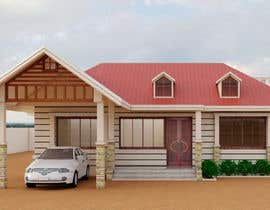 #45 for 3D Elevation Design for a small house plan by bijjuratna