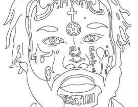 #6 for Coloring Book Face Tattoos page #4 af CDHalson