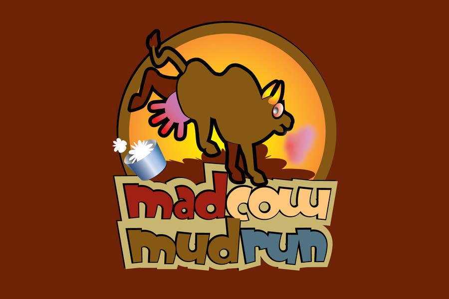 Intrarea #110 pentru concursul „                                                Logo Design for Mad Cow Mud Run
                                            ”