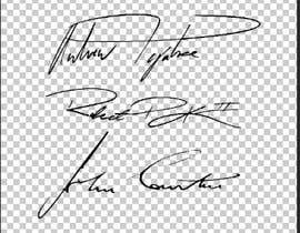 Nambari 9 ya Looking for a professional hand drawn digital signature similar to the below examples for the name Ben Griffin. na erwantonggalek