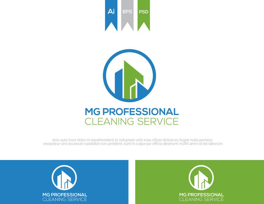 Penyertaan Peraduan #23 untuk                                                 Design a logo for commercial cleaning company
                                            