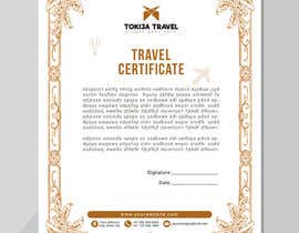 #67 untuk Design a travel Certificate oleh ktmartnet