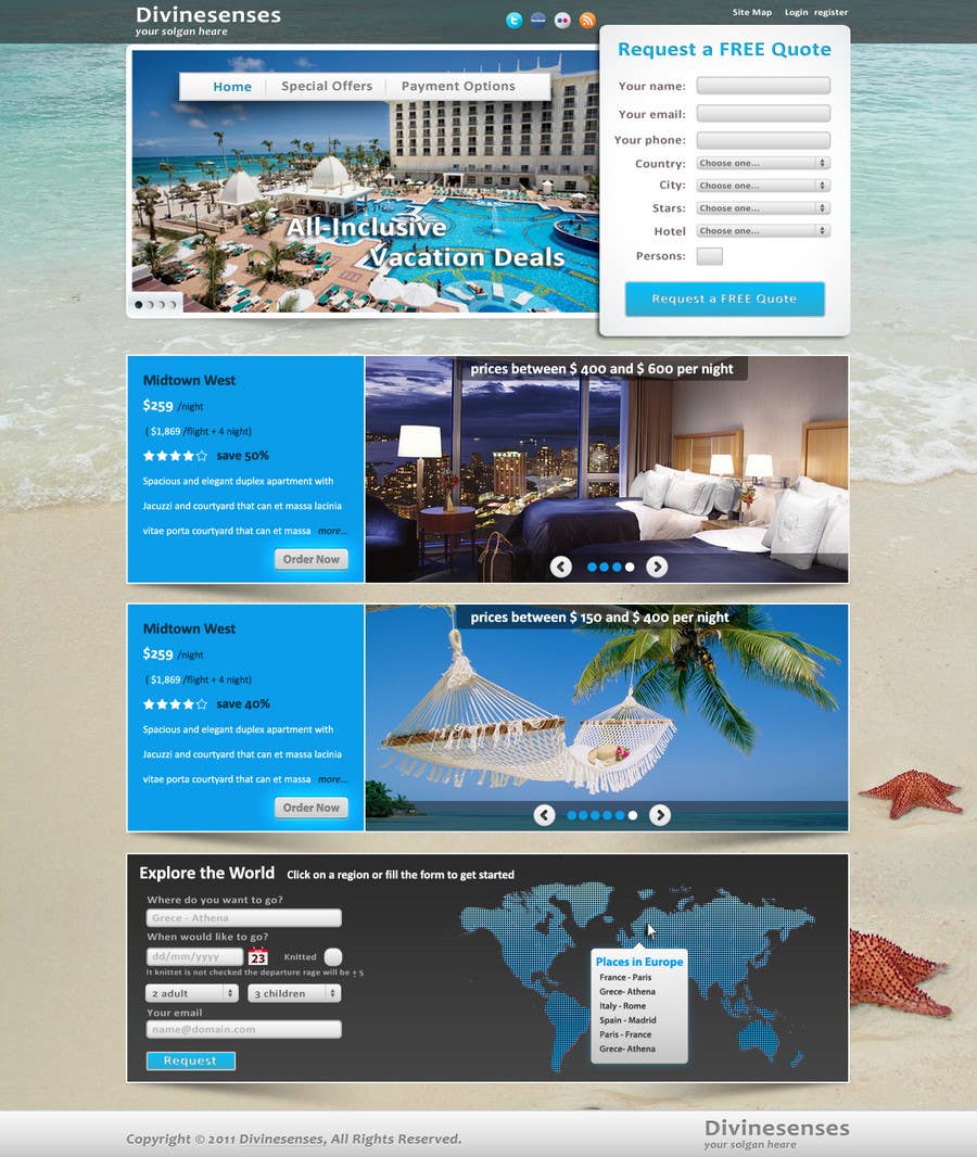 
                                                                                                                        Bài tham dự cuộc thi #                                            65
                                         cho                                             Website Design for Travel Packages
                                        