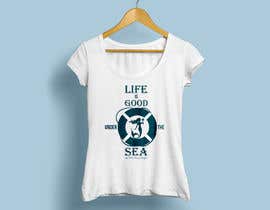 #168 dla Mermaid T-shirt needed-  Typography text with Mermaid image przez shanzidabegum