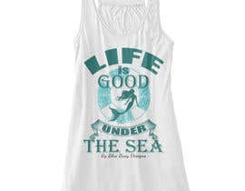#149 for Mermaid T-shirt needed-  Typography text with Mermaid image by Mazba01