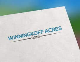 #142 για Logo Design contest for a small hobby farm. Farm is called “Winningkoff Acres” and would like to include established date - 2018 από CreativeRashed