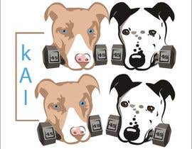 #12 for Cartoon Image of 2 Pitt Bulls with Dumbbell in Mouth by alamart