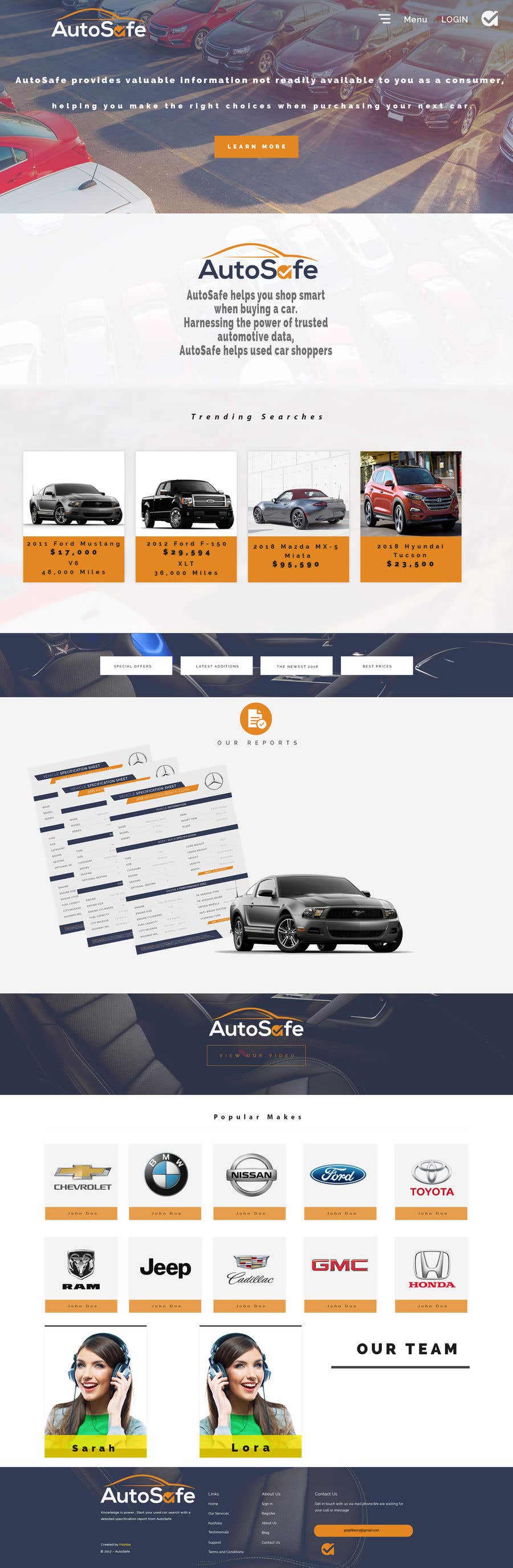 Contest Entry #7 for                                                 Design a Website Mockup for a Car Website
                                            