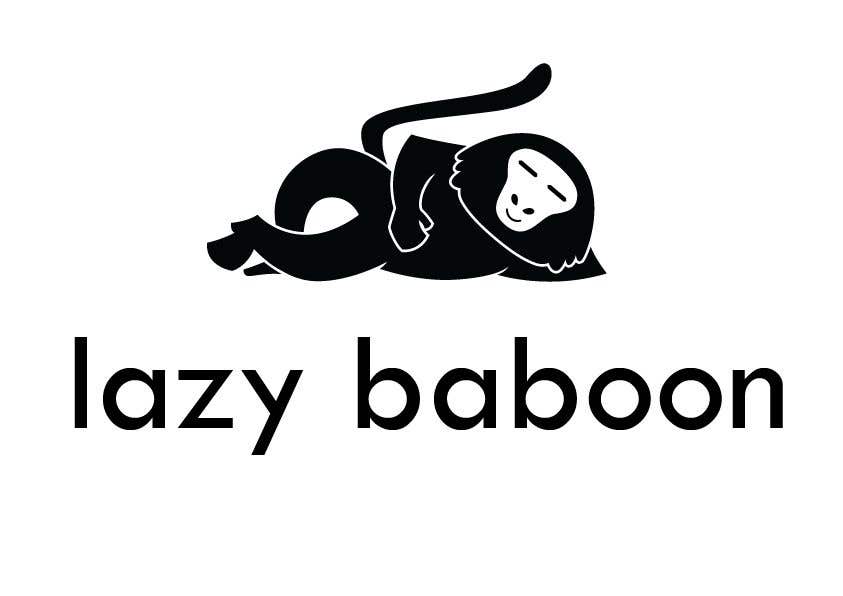 Penyertaan Peraduan #129 untuk                                                 Lazy Baboon - Logo Contest
                                            