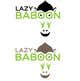 Imej kecil Penyertaan Peraduan #90 untuk                                                     Lazy Baboon - Logo Contest
                                                