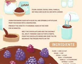 #11 para Illustrations for dessert baking cookbook (12 recipes) por ElenaYaroshenko