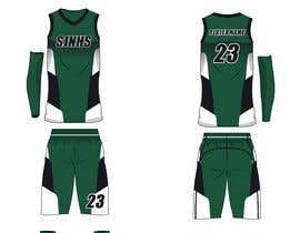 green basketball jersey design