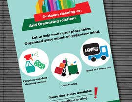 #8 untuk Gastown cleaning co. &amp; Organizing solutions 


Poster and 4x6 card oleh andreeamco