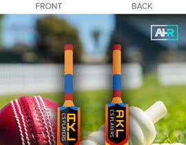#1 para Cricket bat sticker design de gdrony