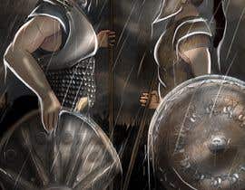 #50 για Illustration of cover page for a Greek Mythology e-book entitled “The Iliad” with provisional subtitle “The fall of Troy” από zeelant