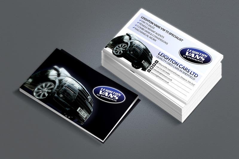 Konkurrenceindlæg #8 for                                                 Design some Business Cards for Leighton Vans VW T5 Specialist
                                            