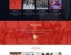 #9 para Home page concept design for a Latin-dance website de ByteZappers