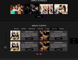 #14 para Home page concept design for a Latin-dance website por predixtechsol