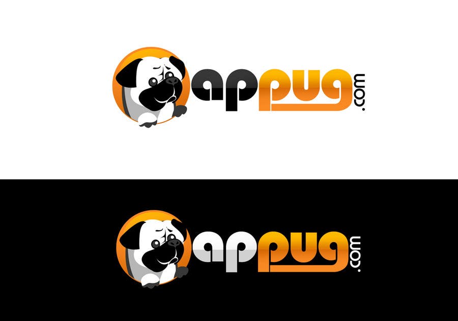 Tävlingsbidrag #207 för                                                 "Pug Face" logo for new online messaging service
                                            