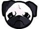 Contest Entry #112 thumbnail for                                                     "Pug Face" logo for new online messaging service
                                                