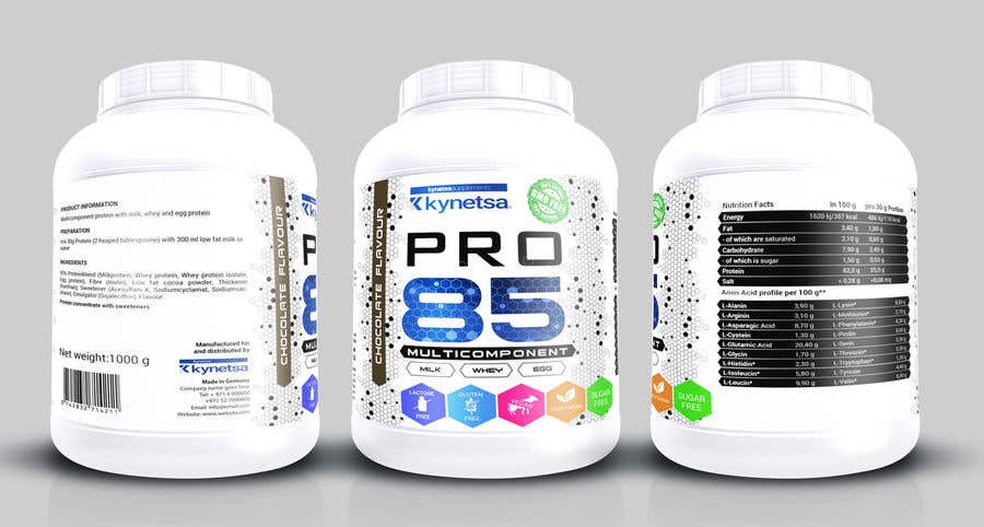 Contest Entry #135 for                                                 Design for sport supplements labels
                                            