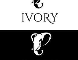 #16 για A simple, black and white logo of an elephant (or elephant&#039;s head) with tusks and the word &quot;IVORY&quot; written underneath. από Quintosol