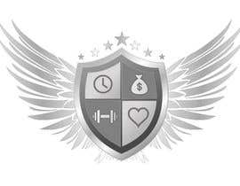#6 para I have attached a couple examples, but need a logo of a sheild split into four areas (time, money, health and love) with 7 stars evenly distributed along the outside. Color of the sheild be silver por Schary