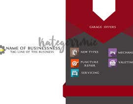 #1 for I need business card and leaflets designed.

I have a garage that offers.
*New Tyres 
*Puncture Repair 
*Servicing 
*Mechanics 
*Valeting 

I have a look designed ready. 

I want a very professional looking design. I think less is more. My company colours by KateGerrymie