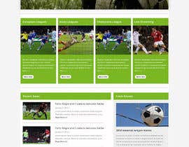 #9 cho Homepage Mockup for a football affiliate betting site bởi negibheji
