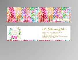 #6 for Design a birthday invitation card for 50st birthday for a woman by karentzd