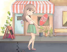 #23 ， Illustrate a girl in the story 来自 hejjinezumi