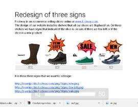 nº 80 pour Design 3 eye-catching signs for eCommerce website par Manassarezk 