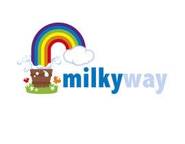 #47 for QUICK LOGO design // a milkcan at the end of the rainbow (milkyway) by Maranovi