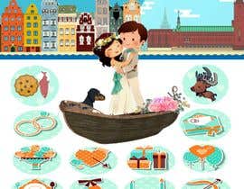 #10 ， Illustrate Wedding Invite for Stockholm Wedding 来自 mustjabf