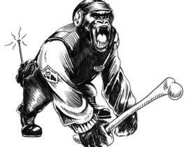 #44 for Illustrate a aggresiv Gorilla af Denricmello