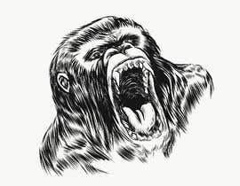 #57 for Illustrate a aggresiv Gorilla af Denricmello