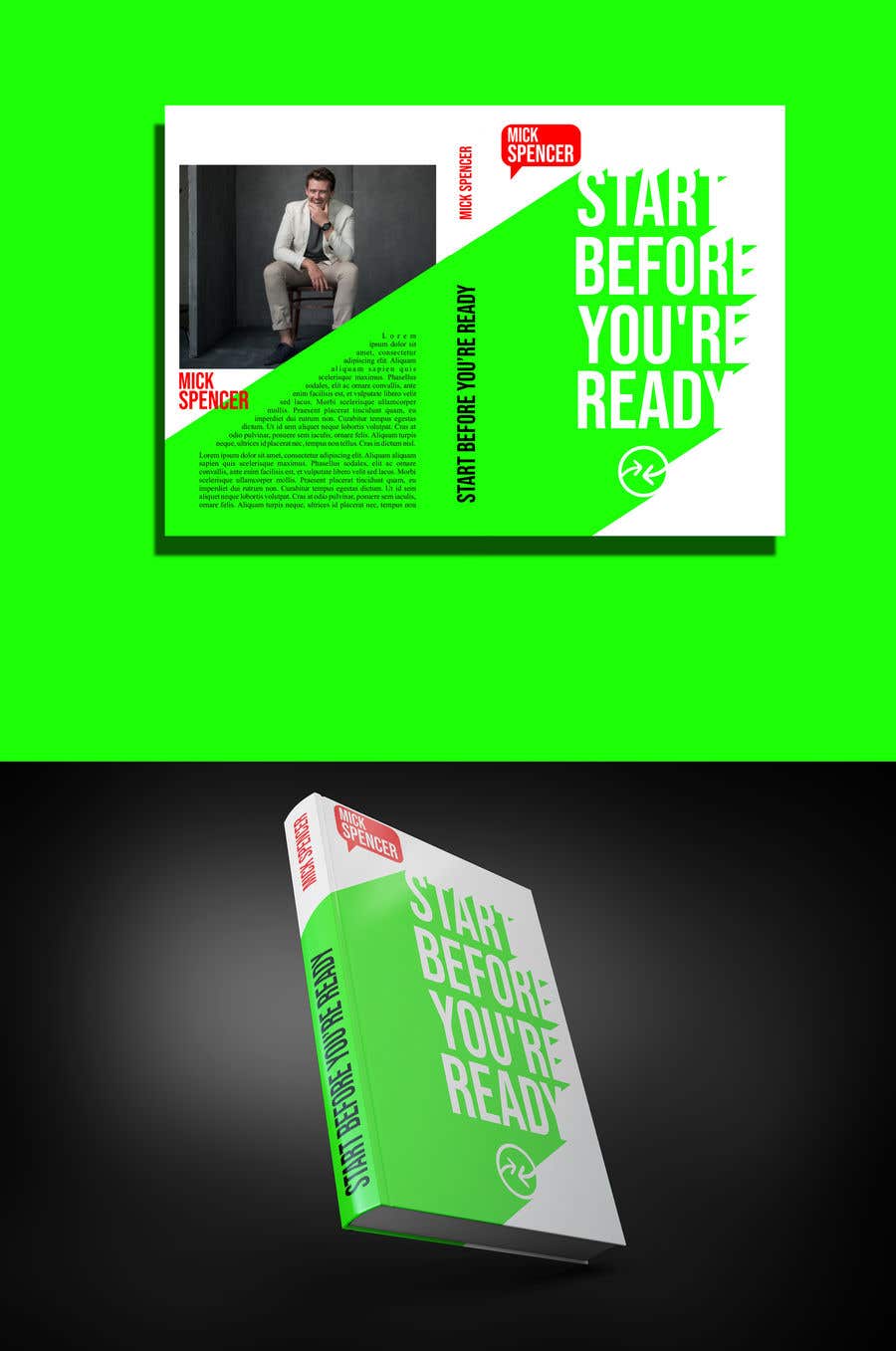 Konkurrenceindlæg #41 for                                                 BOOK DESIGN CONTEST-START BEFORE YOU'RE READY
                                            