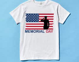 #146 for Design USA Memorial&#039;s day, image who will be printed on a Tshirt by Abhiroy470