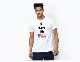#46 สำหรับ Design USA Indipendence day, image who will be printed on a Tshirt โดย eusof2018