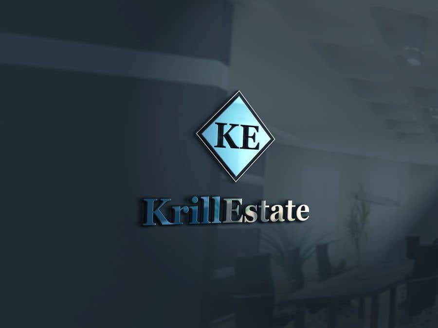 Konkurrenceindlæg #340 for                                                 Need a very professional logo for KrillEstate KrillEstate is a residential real estate company.  Please make sure it includes both a KrillEstate logo and a Icon using just the "K" that can be used for printing or embroidering on shirts. Unique
                                            
