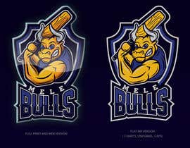 #98 for Mele Bulls - Cricket Club Logo av gerardocastellan