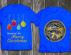 #70 for Design a T-Shirt for all US states with &quot;Merry Christmas&quot; slogan. by Fittiani