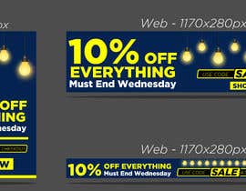 #37 for Design 3 Banners - 10% OFF Everything by owlionz786