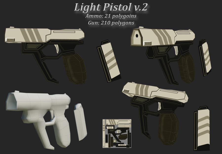 
                                                                                                                        Proposition n°                                            15
                                         du concours                                             Low Poly 3D Gun Modelling
                                        