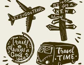 #31 para Design adventure/travel/lifestyle logos for enamel mug de pixellpirate