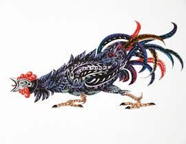 #34 for A rooster tatoo design by djamalidin