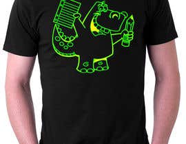 Mostakim1011 tarafından Design a dinosaur T-Shirt için no 57