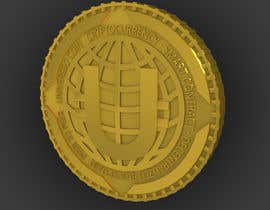 #7 dla Design for a modern crypto coin the front and back in 3D. przez backgroundarts