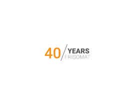 #184 for Design a Logo for 40 years Frisomat by azhanmalik360